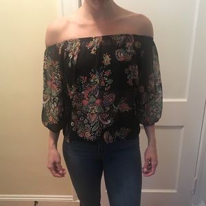 Off the shoulder blouse